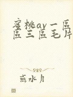 蜜桃av一区二区三区毛片