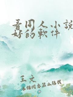 看同人小说比较好的软件