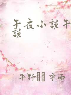 午夜小说午夜小说