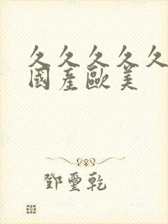 久久久久久精品国产欧美