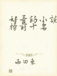 好看的小说排行榜前十名