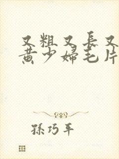 又粗又长又大又黄少妇毛片