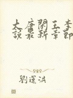 大唐闲王李慎小说最新章节列表