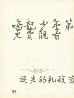 鸣龙少年第五集免费观看