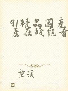 91精品国产自产在线观看自播