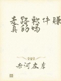 走路软件赚钱是真的吗