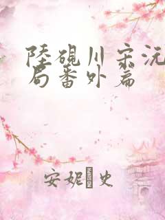 陆砚川宋沅大结局番外篇