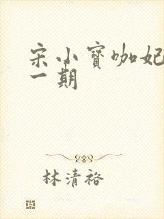 宋小宝咖妃是哪一期