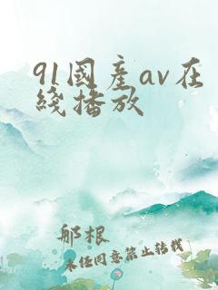 91国产av在线播放