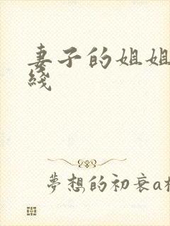 妻子的姐姐3在线