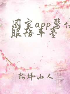 国家app医保服务平台