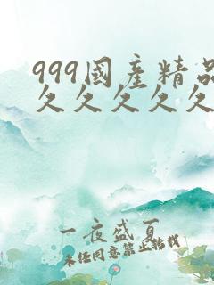 999国产精品久久久久久
