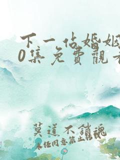 下一站婚姻第40集免费观看