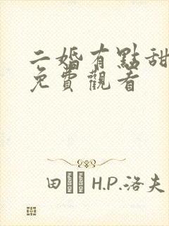 二婚有点甜短剧免费观看