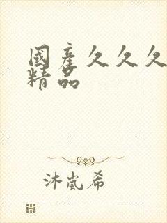 国产久久久午夜精品