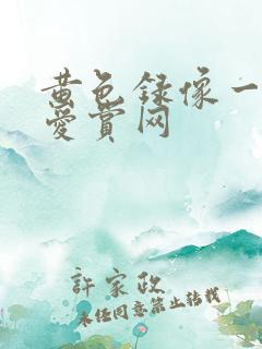 黄色录像一级片爱赏网