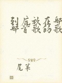 到底放在哪里是哪首歌的歌词