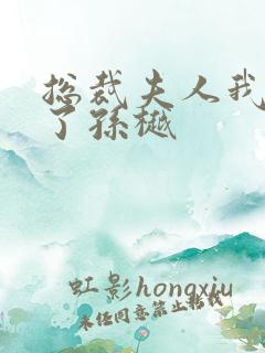 总裁夫人我当腻了孙樾