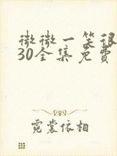 微微一笑很倾城30全集免费