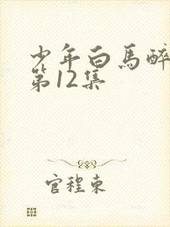 少年白马醉春风第12集