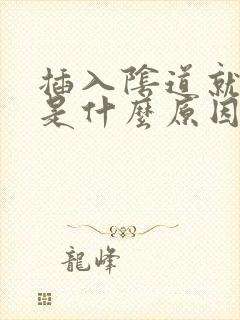 插入阴道就射了是什么原因