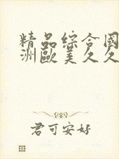 精品综合国产亚洲欧美久久