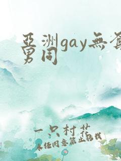 亚洲gay无套男同