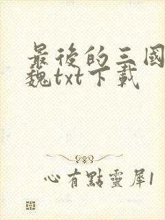 最后的三国2兴魏txt下载