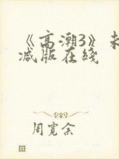 《高潮3》未删减版在线