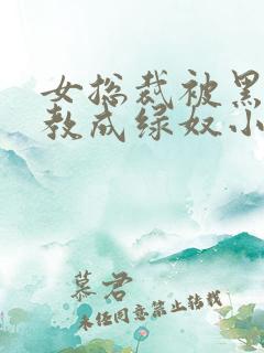 女总裁被黑人调教成绿奴小说