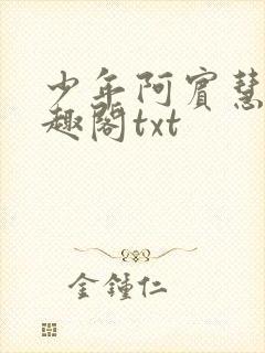 少年阿宾慧钰笔趣阁txt