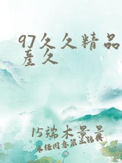 97久久精品国产久