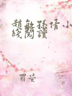 赵敏孙倩小说在线阅读