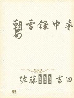 朝雪录中睿王结局