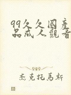 99久久国产精品成人观看