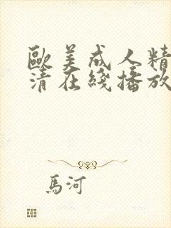 欧美成人精品高清在线播放