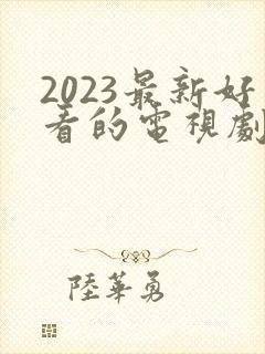 2023最新好看的电视剧推荐几部