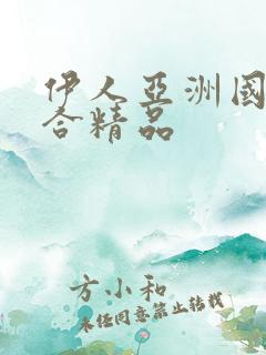 伊人亚洲国产综合精品