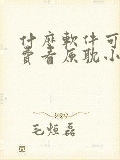 什么软件可以免费看原耽小说