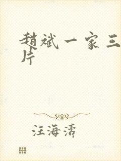 赵斌一家三口照片