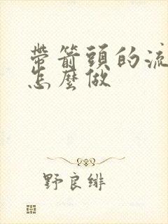 带箭头的流程图怎么做