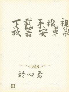 下载手机视频播放器 安卓版