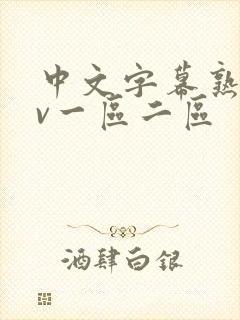 中文字幕熟女av一区二区