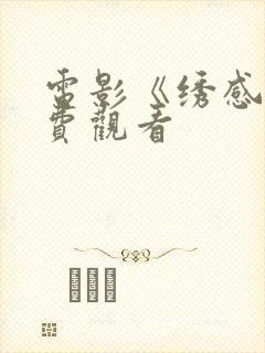 电影《绣感》免费观看