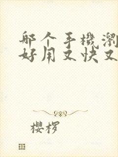 哪个手机浏览器好用又快又安全