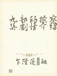 九部的检察官分集剧情介绍