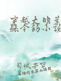 穿越大明叶青当县令的小说