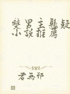 双男主悬疑刑侦小说推荐