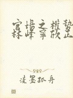 官场之权势滔天林峰宁欣正版