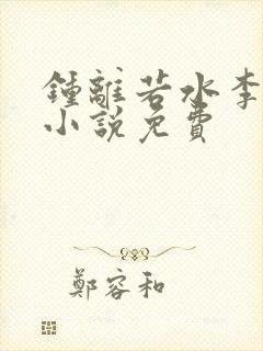 钟离若水李辰安小说免费